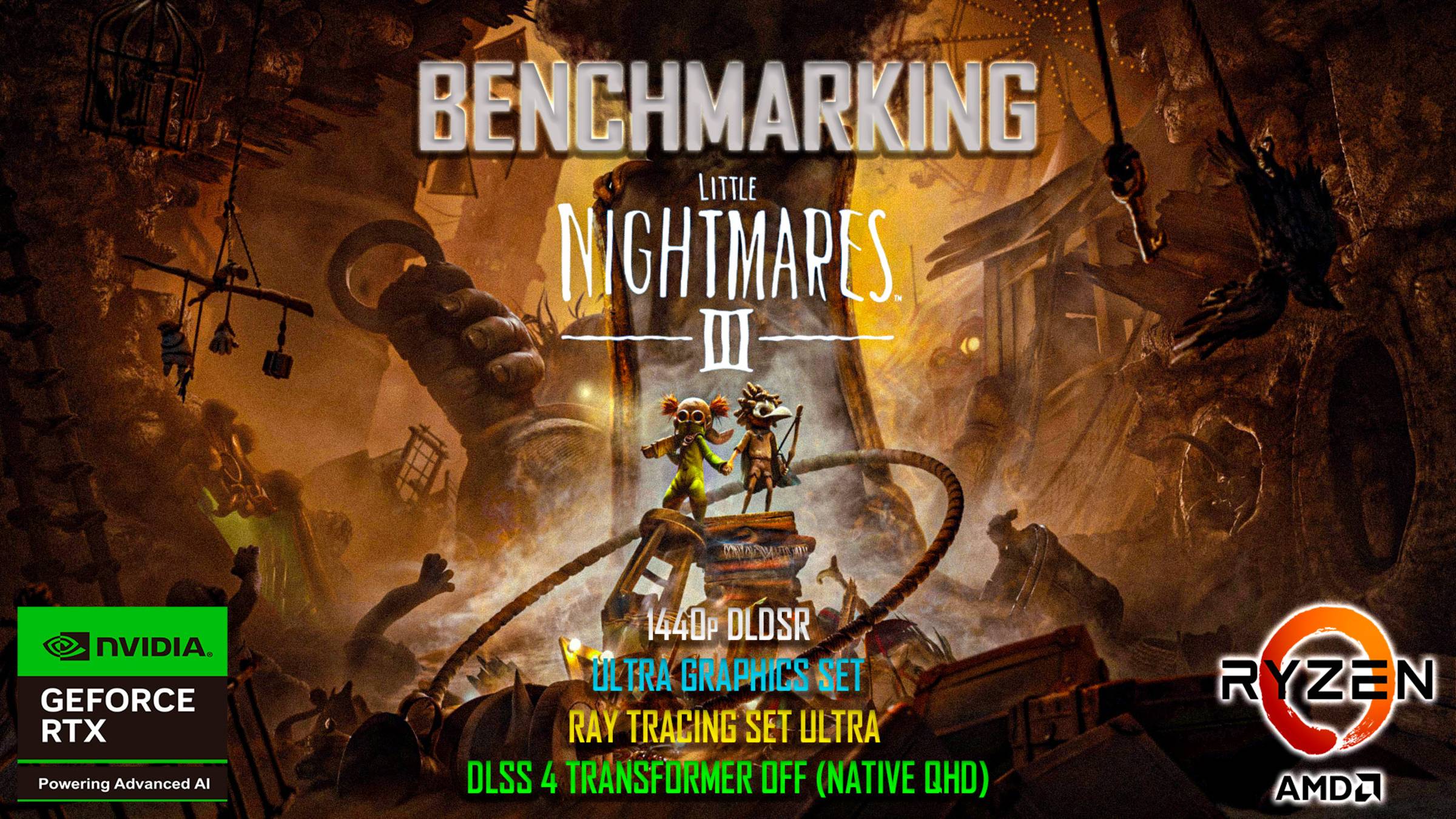 Little Nightmares III QHD RTX 3070 RAY TRACING ULTRA SET DLSS 4  Lenovo Legion 5