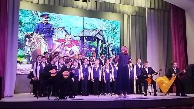 В саду дерево цветет. казачья песня.