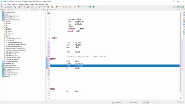 Section 6- Arithmetic And Logic Instructions, Lecture 56- Programming - Performing Division By Subt