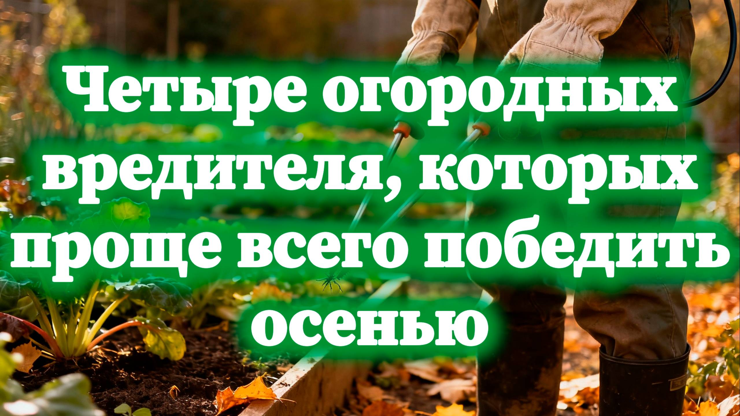 Четыре огородных вредителя, которых проще всего победить осенью