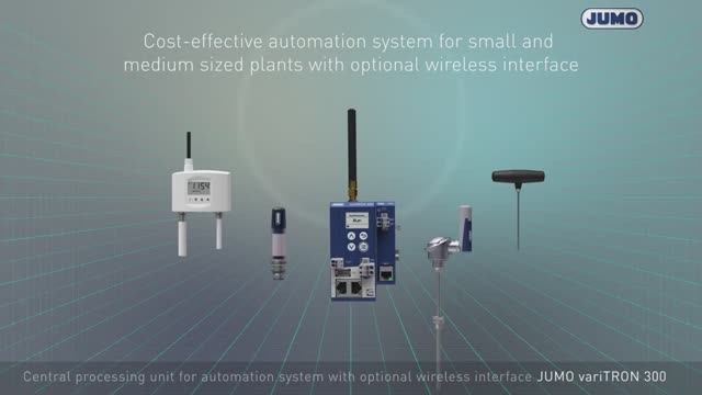 Компактный многофункциональный ПЛК JUMO VariTRON 300 с беспроводным интерфейсом