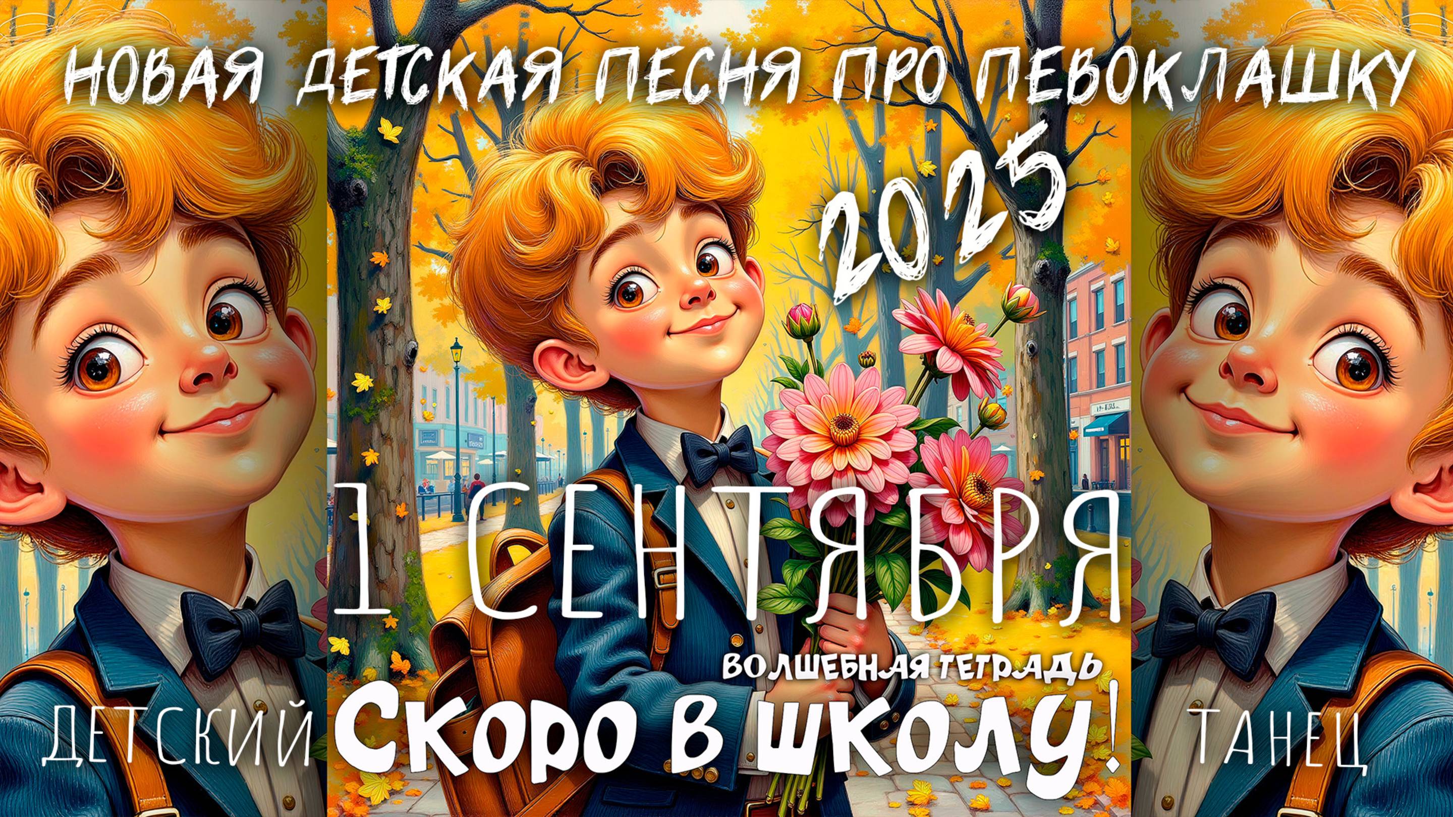 Волшебная тетрадь. СКОРО В ШКОЛУ! Новая детская песня про Первое сентября первоклашек и школу.