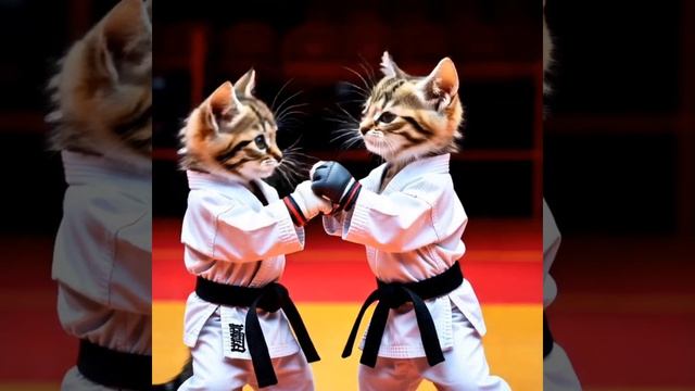Увлекательный день котят