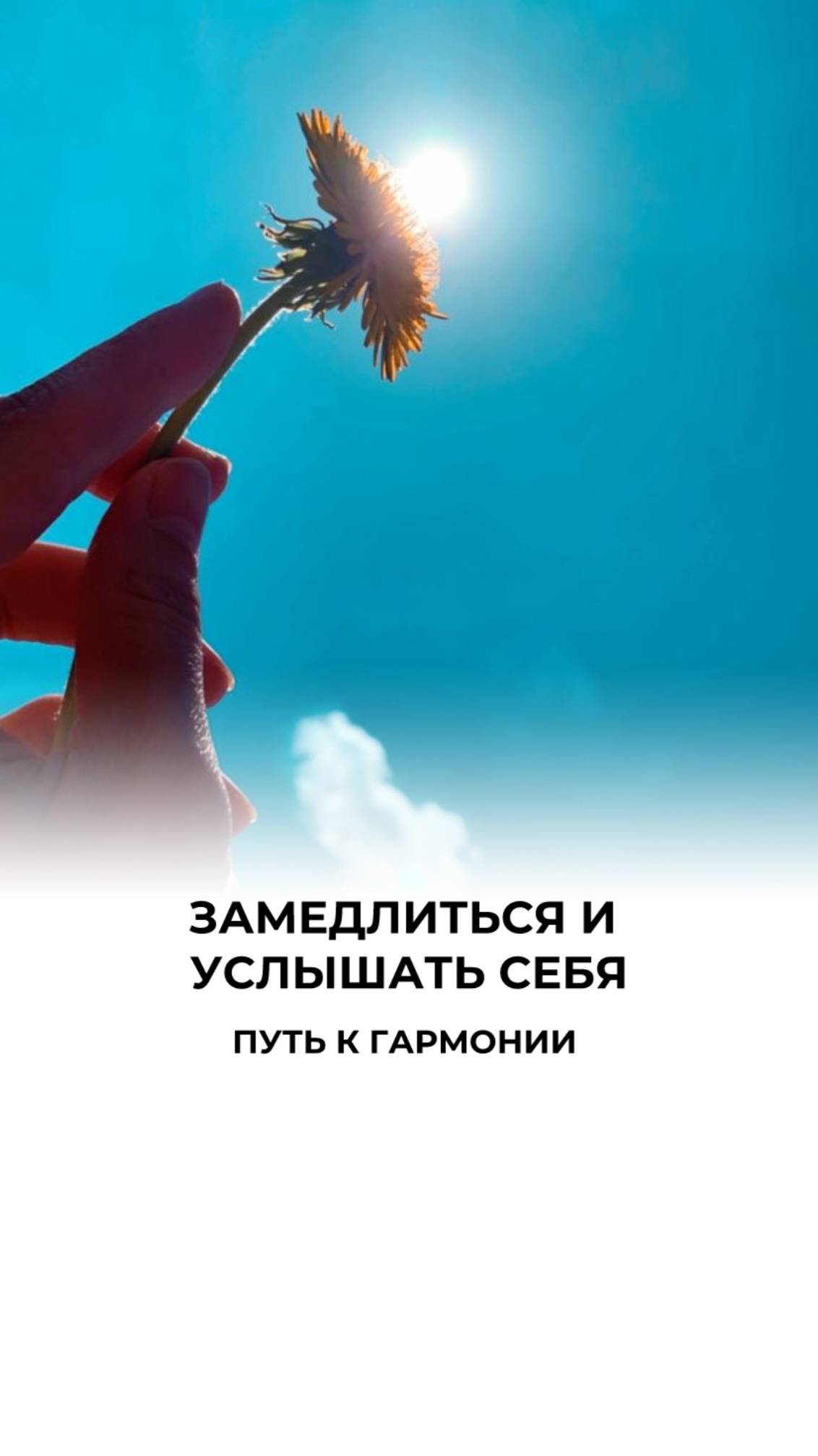 Вернуть себе спокойствие