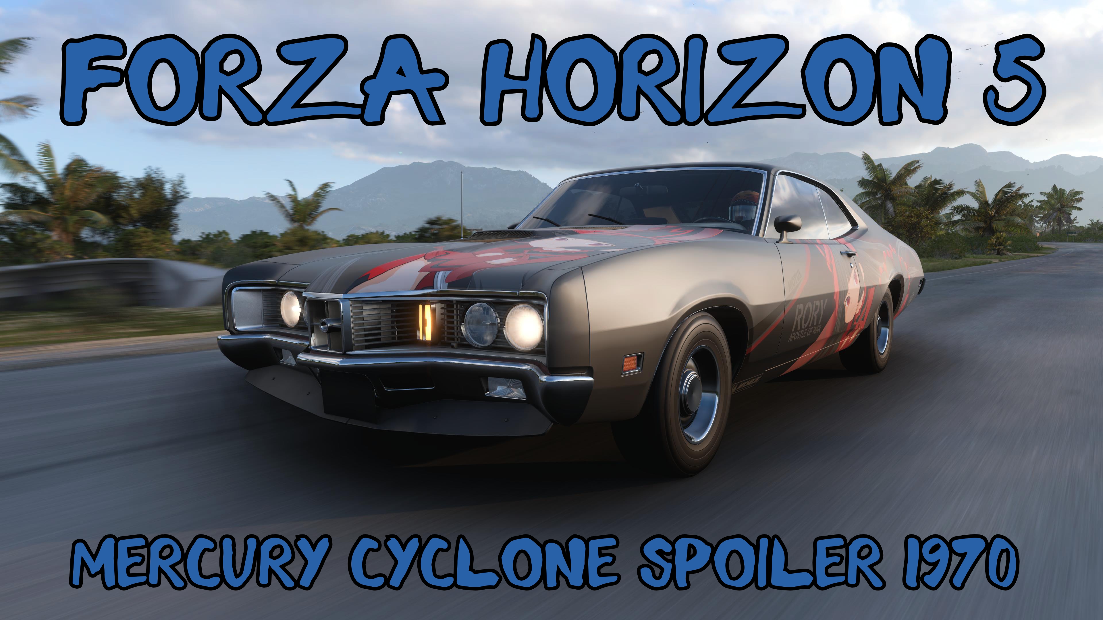 Mercury Cyclone Spoiler 1970: Мускульный Ветеран Американских Драгрейсеров в Forza Horizon 5