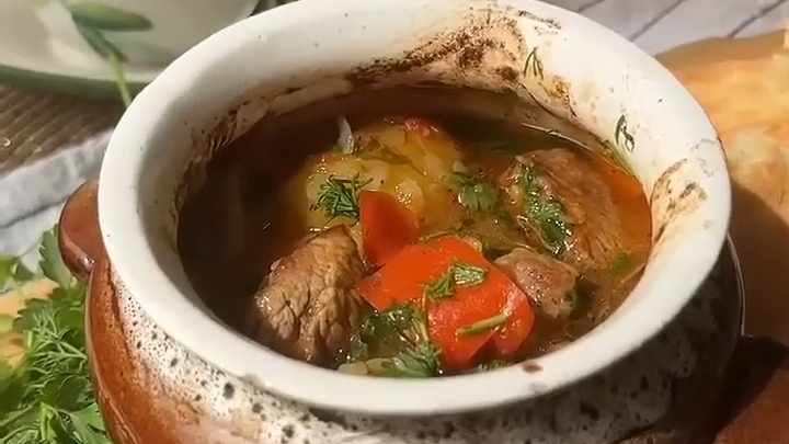 Вкуснейшее Жаркое «Чанахи»...🥘🥩😋 Рецепт ⤵️