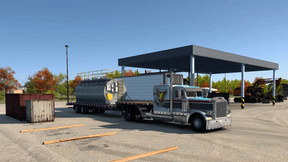 American Truck Simulator LIVE  МОД РАННЯЯ ОСЕНЬ НА РУЛЕ PXN V10