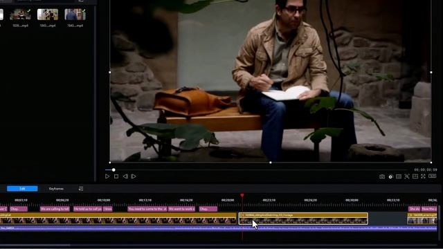 PowerDirector 25...- Советы по редактированию проекта, содержащего субтитры, в PowerDirector