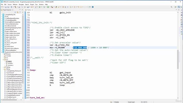 Section 13- Developing The General Purpose Timer Driver, Lecture 96- Programming -  Implementing Th