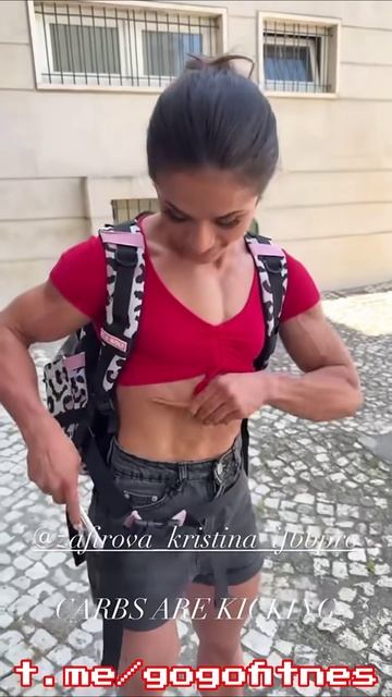 💪НЕВЕРОЯТНАЯ мускулатура Кристины Зафировой🔥