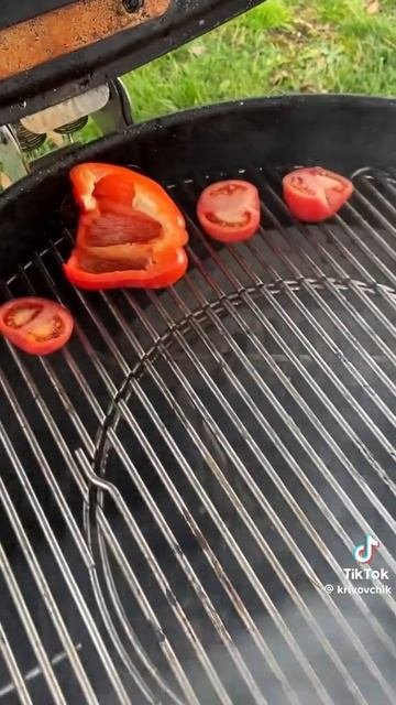 Готовим шашлык.