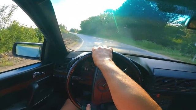 Mercedes Benz S 320(W 140) 1993 года выпуска - Тест-драйв от первого лица (бинауральное аудио)