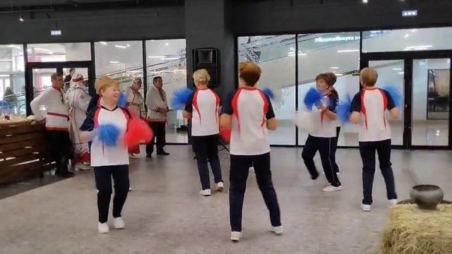 Выступление спортивно-танцевальной команды 
