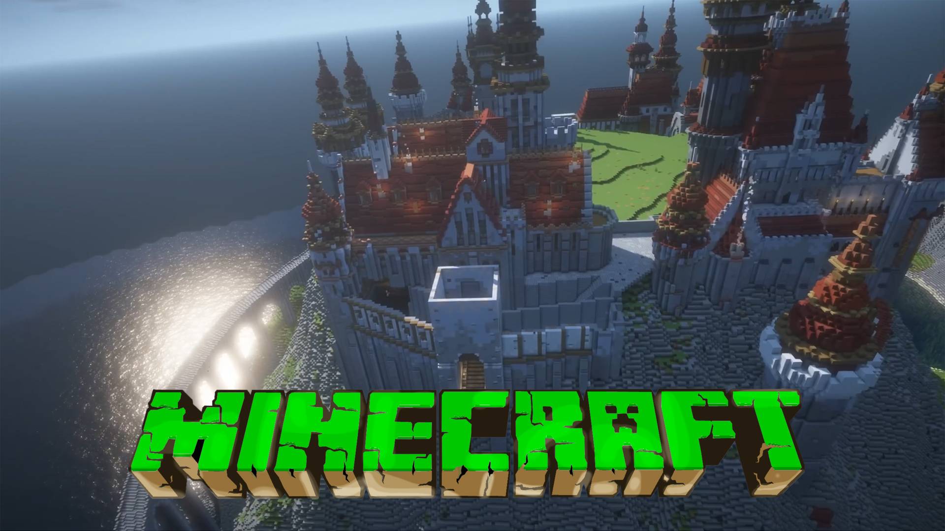 Построил Карту Замок Minecraft за 500 часов