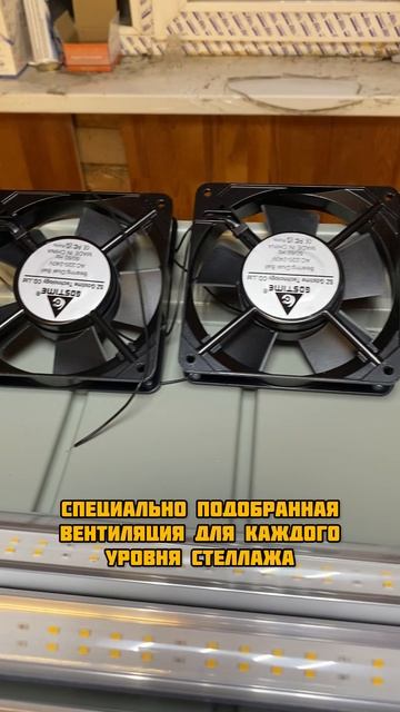 Новый стеллаж для микрозелени