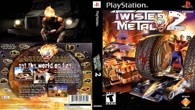 Twisted Metal 2 Скрежет металла 2 - The drop zone Antarctica track 7 Sony Playstation