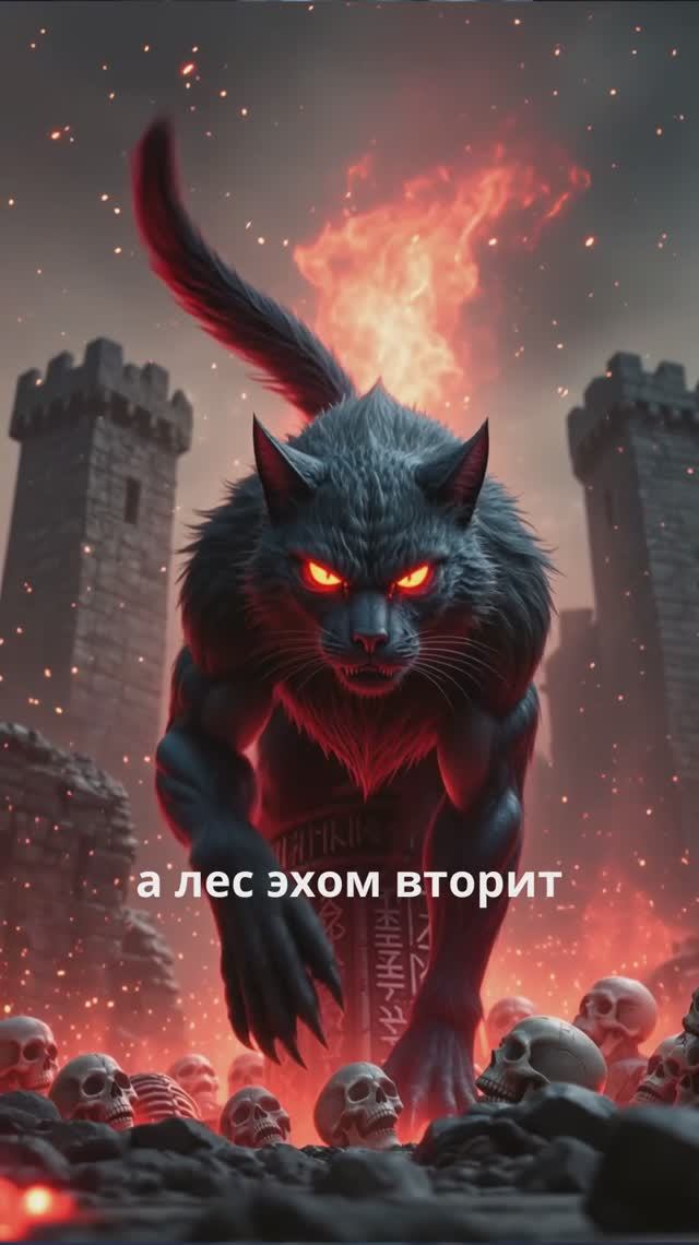 Сказки на ночь Кот-Баюн #котбаюн #романбобров #сказки #хэллоуин #славяне #миф