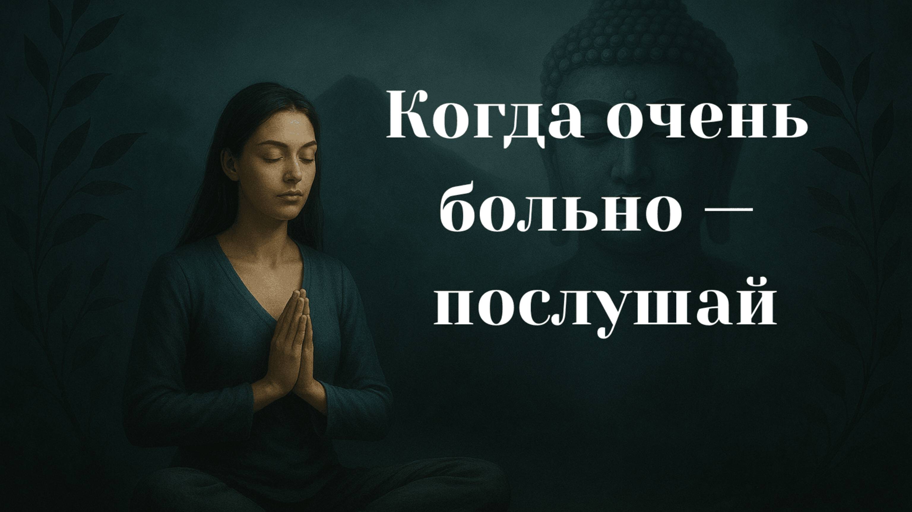 Поддерживающая медитация при печали и тяжёлых эмоциях