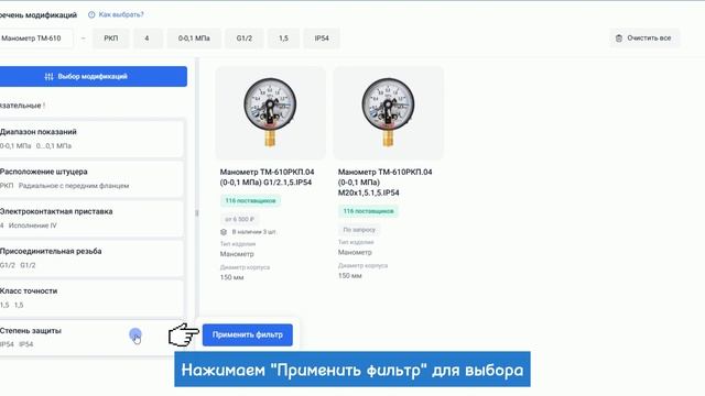 Манометры ТМ-610 IP54