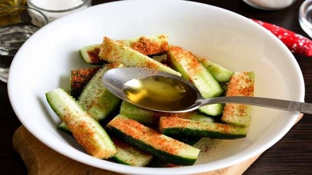 Огурцы на зиму с корейской приправой