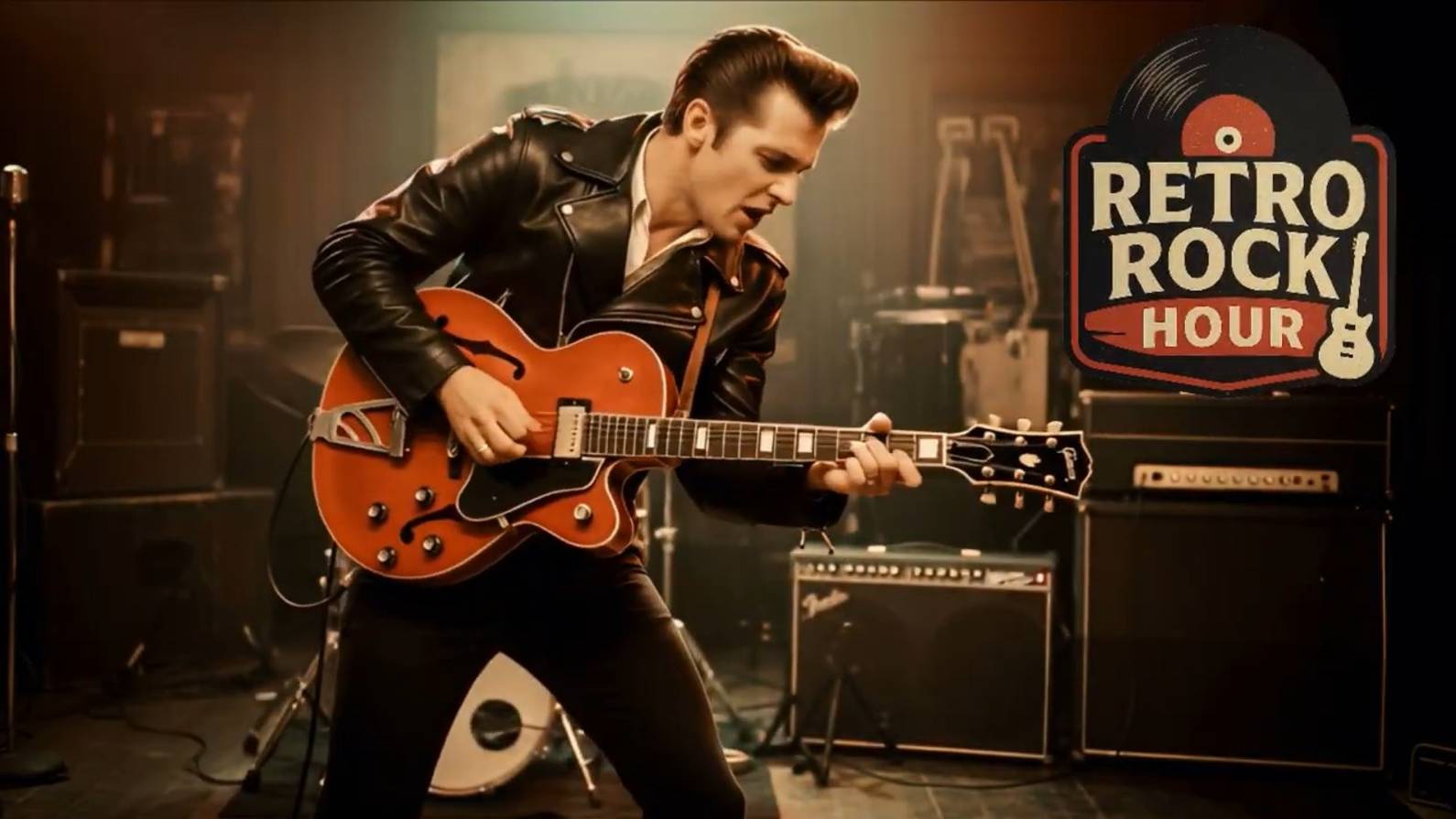 Non Stop 1950s Rock ’n’ Roll Energy ⚡ Instrumental Hits For Work & Vibes