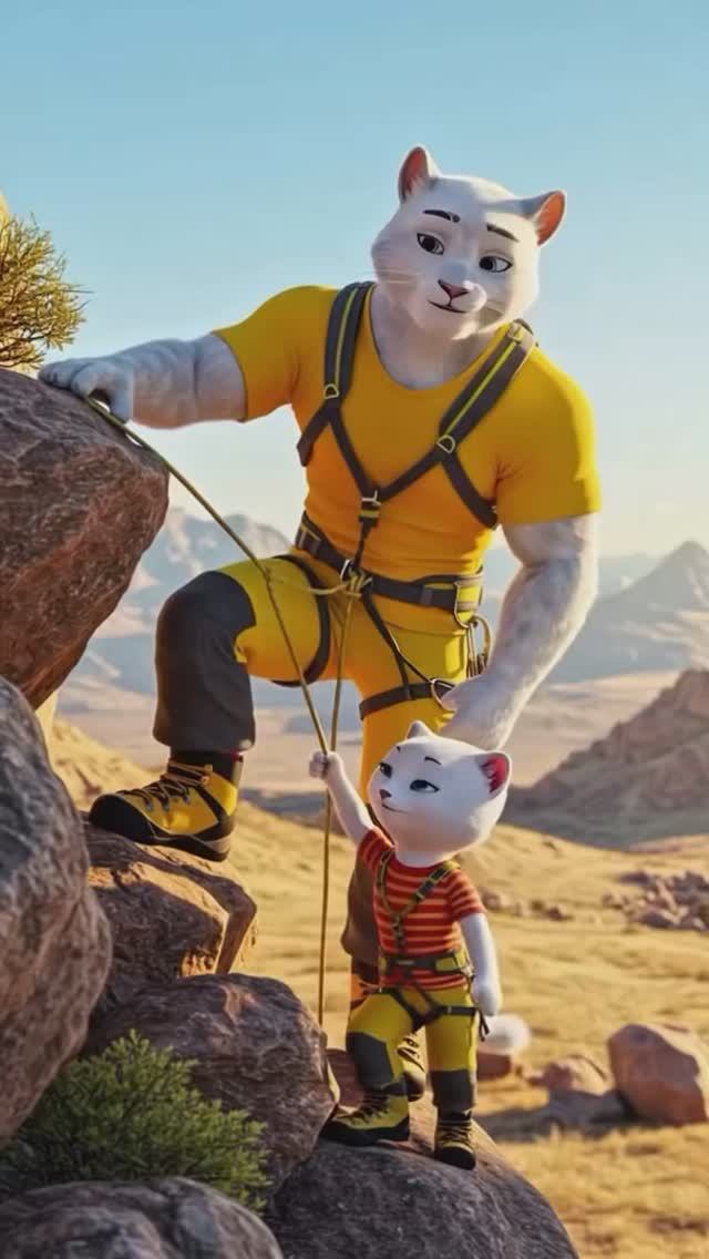 Кот спасатель!