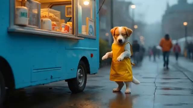 [AI MOVIE] Puppy’s Ice Cream Adventure A Day Of Selling Sweet Treats! канал Focal