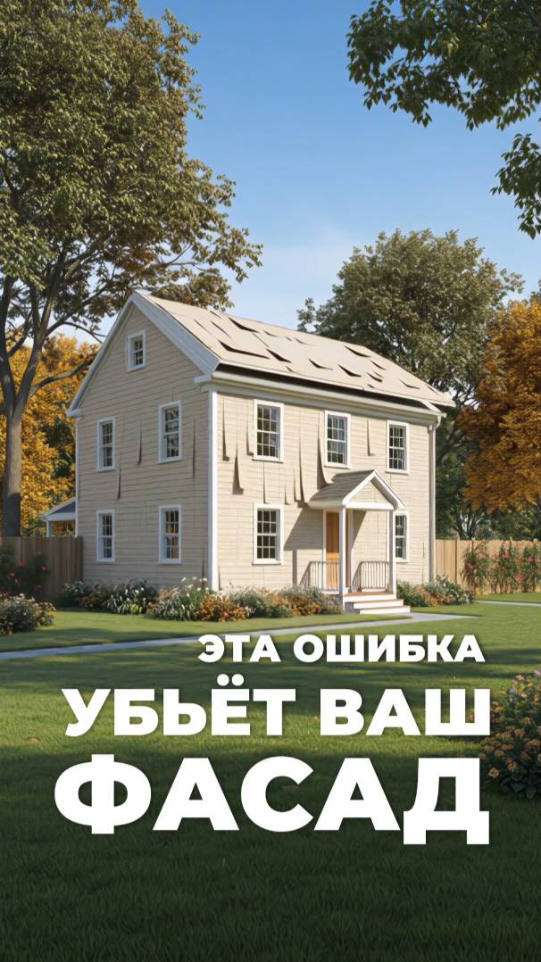 Эта ошибка убьет ваш фасад за 2 года?