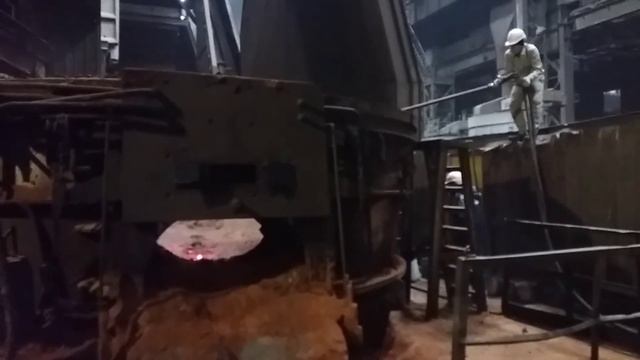 Восстановление сталеплавильной печи. Торкрет установка АС-1 TORNADO