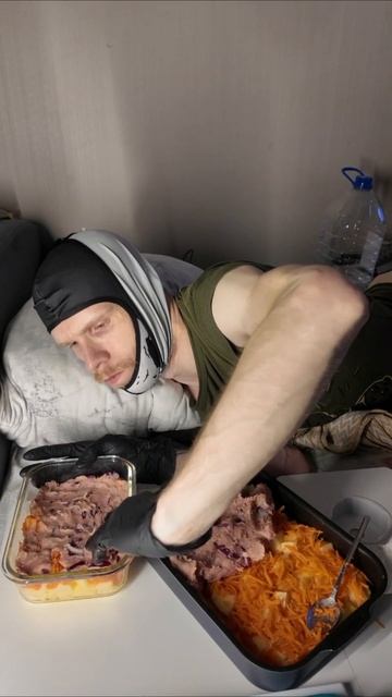 1-я неделя постельного режима Картошка с фаршем в духовке Часть 2 
Черепанов20 инвалидколясочник2