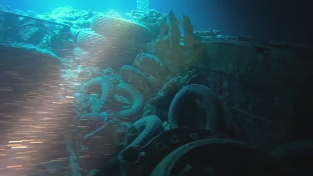 дайвинг в Египте, рэк дайвинг Тистлегорм (SS Thistlegorm), внутри, июль 2024