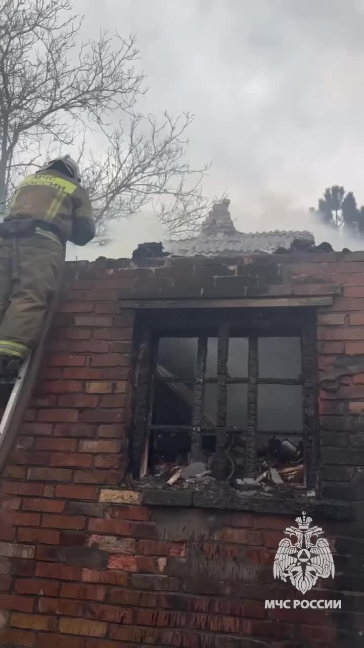 ⚠️На пожаре в Горловке пострадала женщина