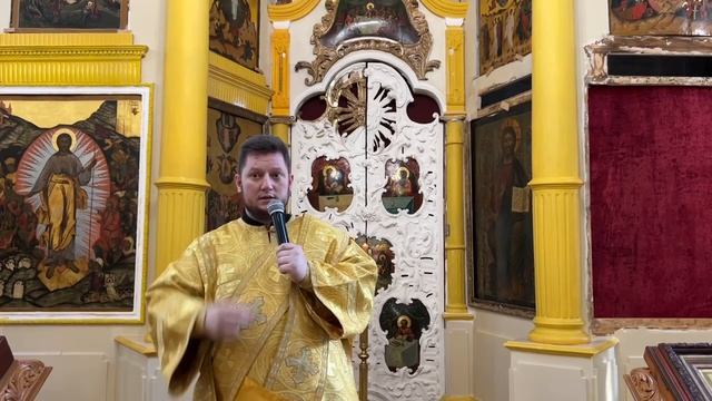 12.05.25 Проповедь диакона Даниила Бойко в Неделю  18-ю по Пятидесятнице
