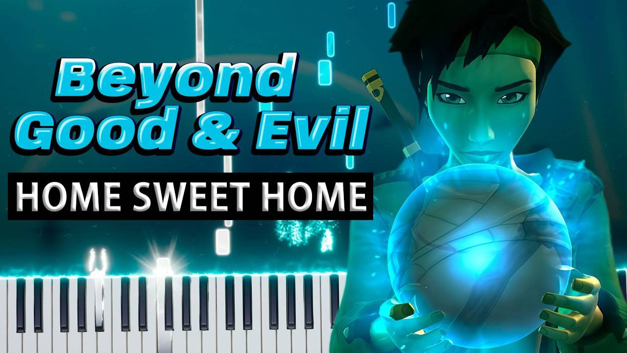 Home Sweet Home Beyond Good  Evil  КАВЕР НА ПИАНИНО 
