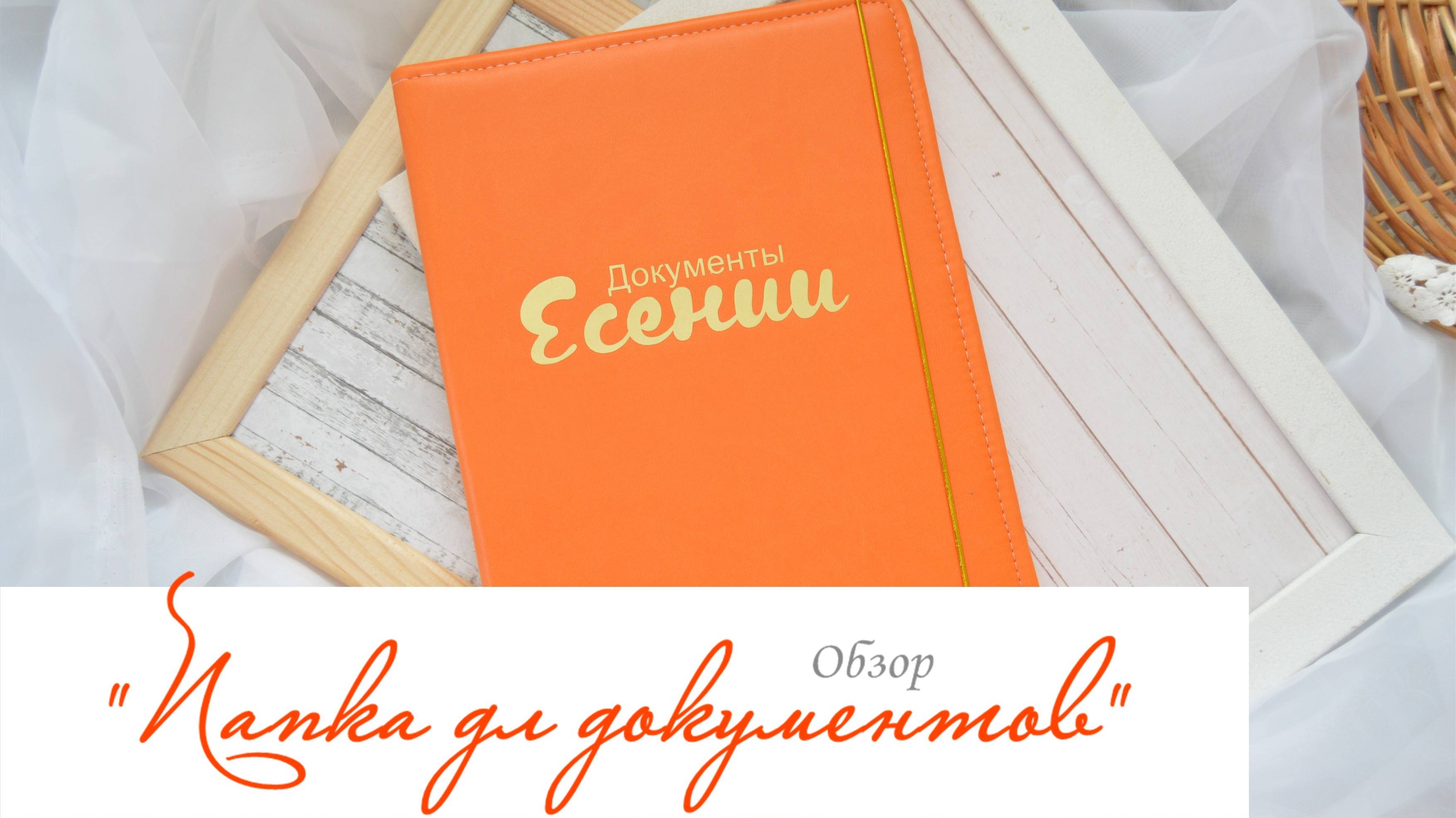 Обзор. Папка для документов Есения