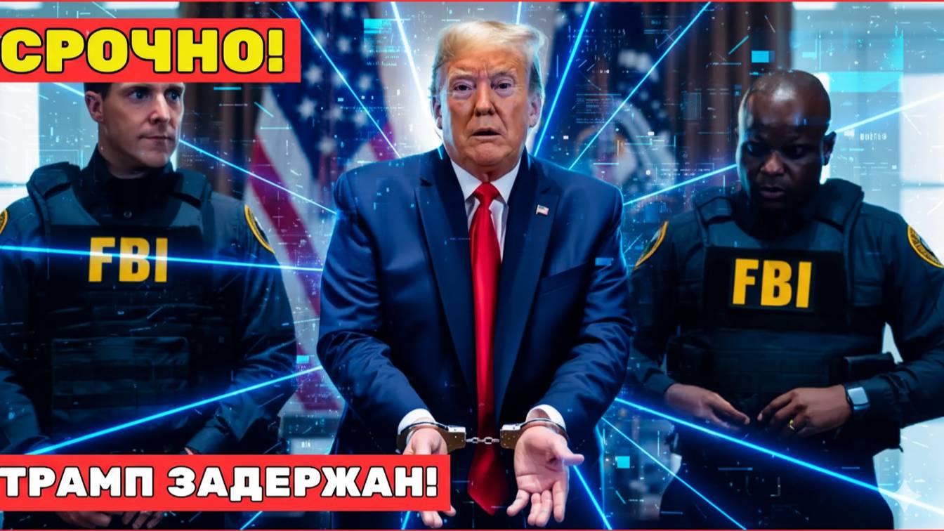 ⚡ Дональд Трамп задержан! Президента обвиняют в махинациях с пошлинами и криптовалютой!