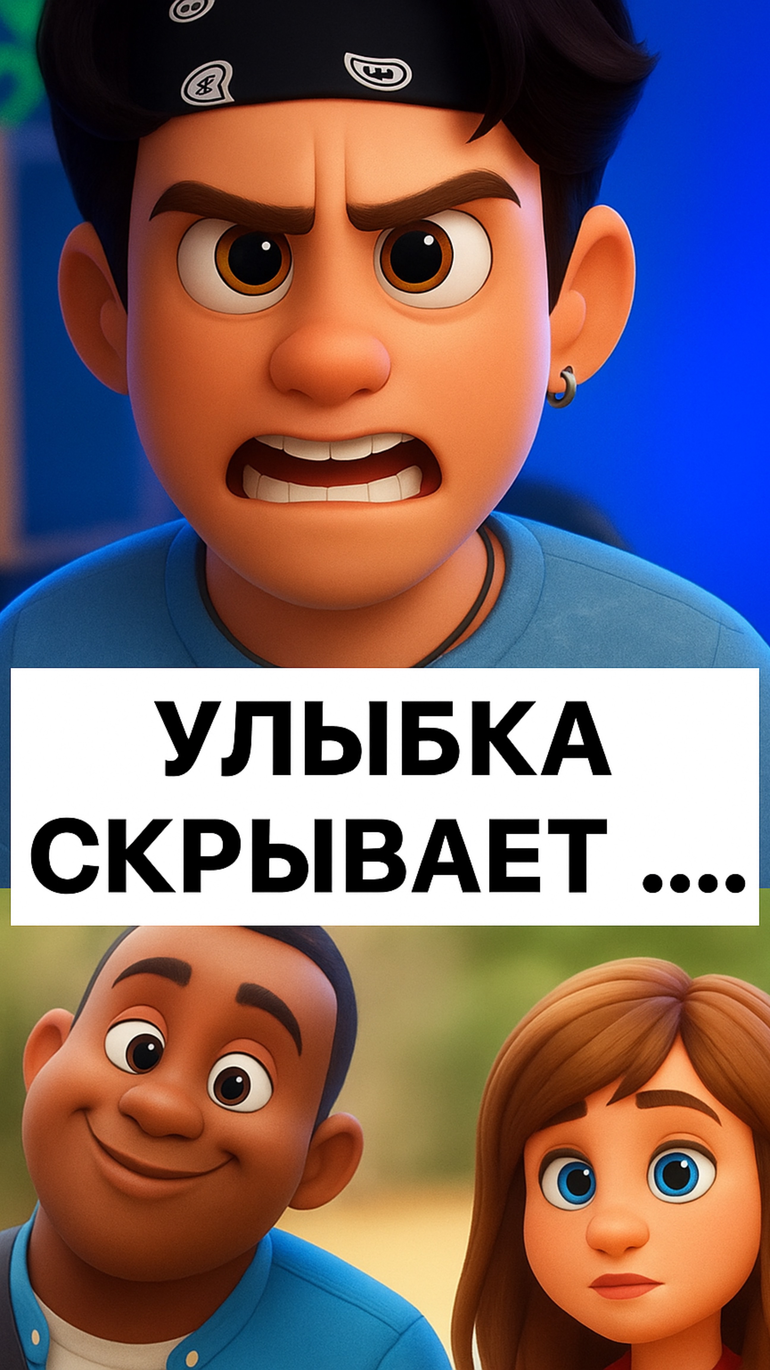 Улыбка скрывает……