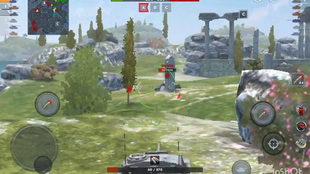 Играю в танкс блиц бой немца в танкс блиц!