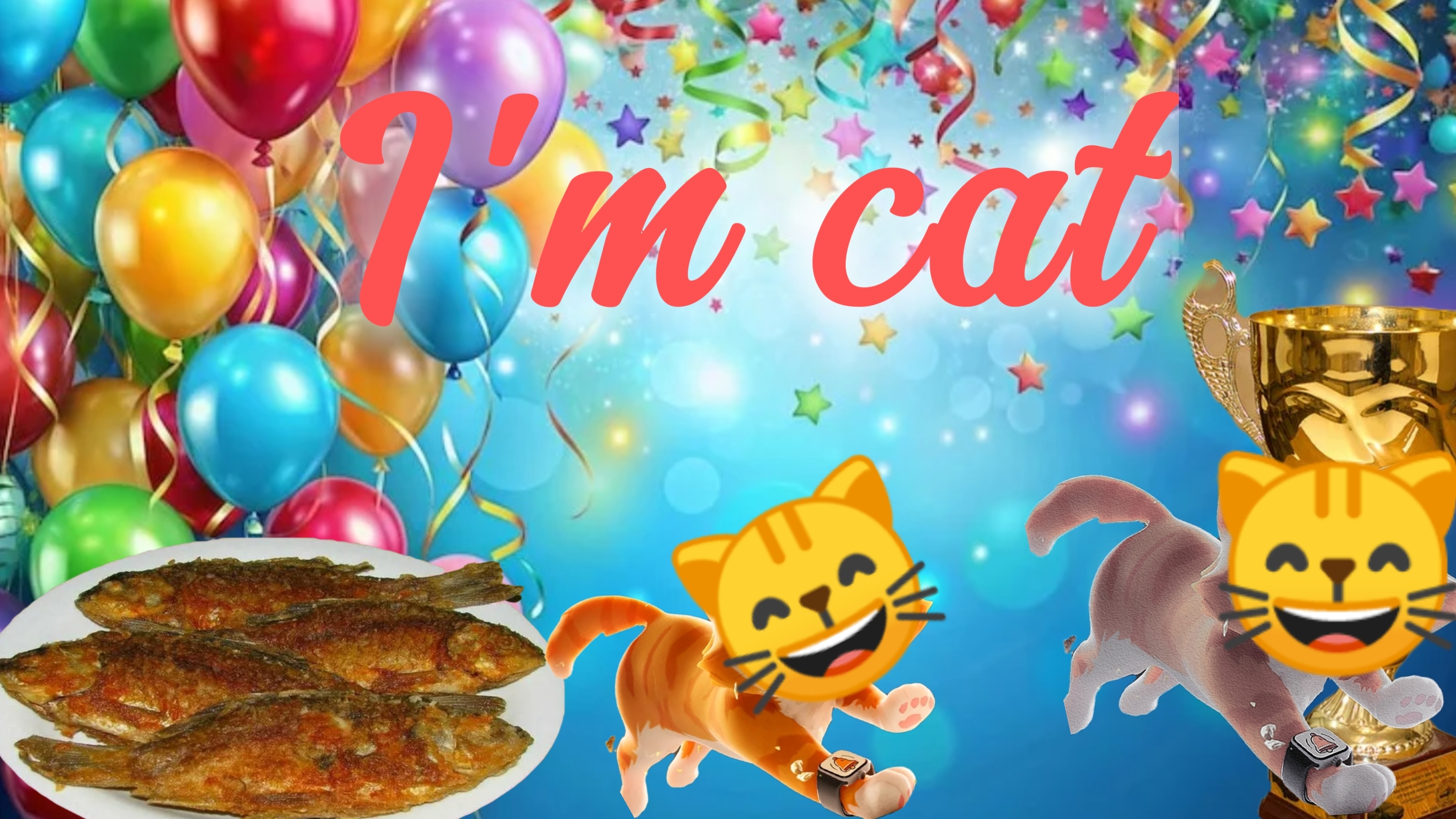 как проходит день рождения у кота в I'm Cat Vr
