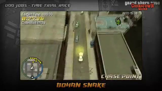 GTA Chinatown Wars - Walkthrough - Time Trial Race - Bohan Snake