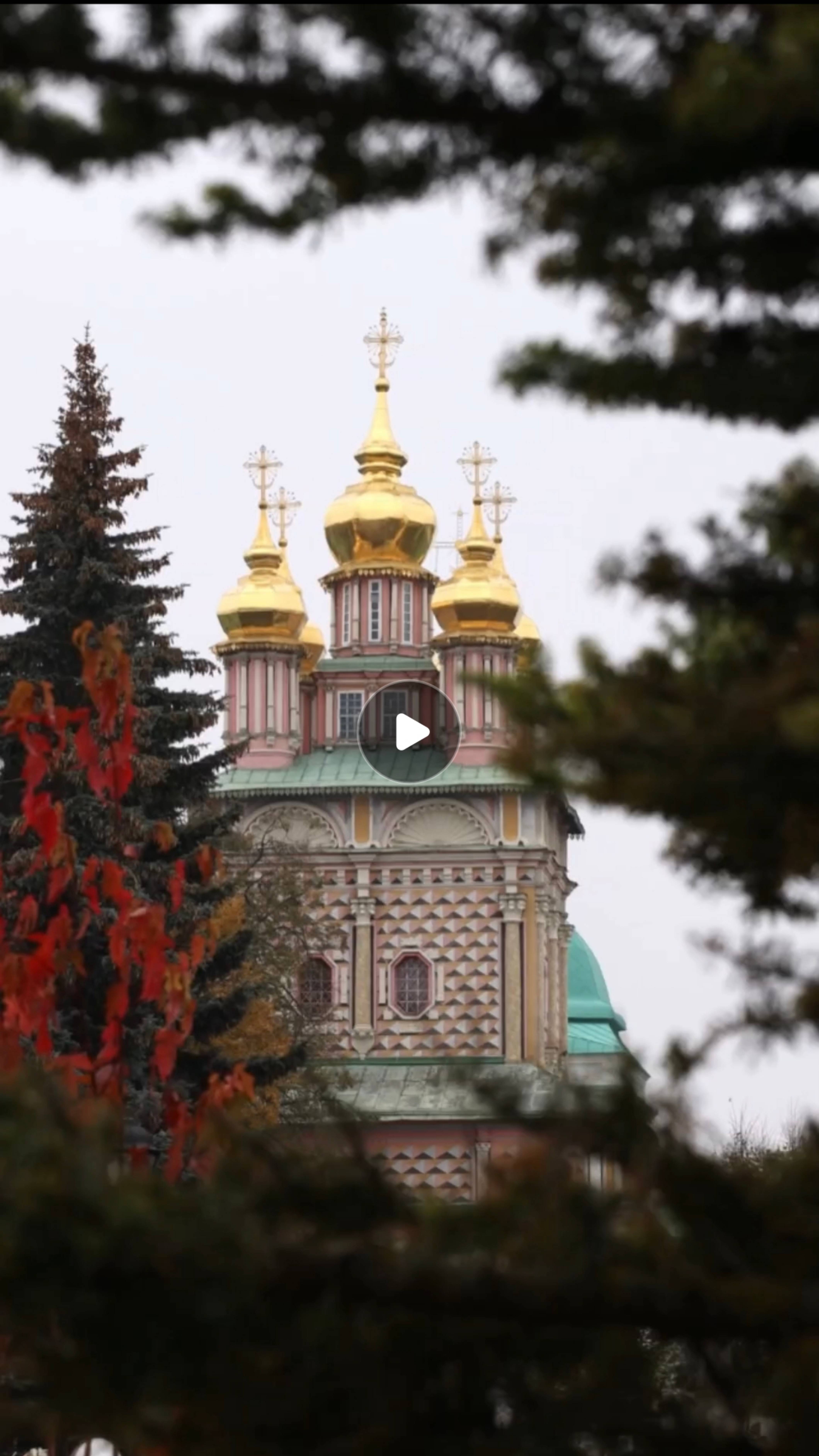 Колокольный звон Лавры в день осенего Преподобного Сергия