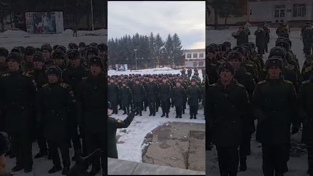 Шаповалов Егор и курсанты ДВОКУ Рокоссовцы
