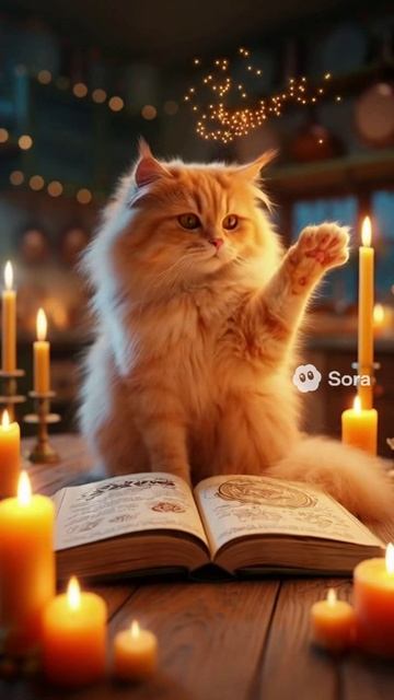 Кот - волшебник кот волшебник магия дракон sora cat ии funny мем юмор memes