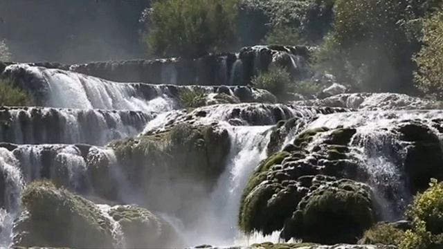 Звуки природы леса птиц водопада. Расслабление и медитация. Водопад.