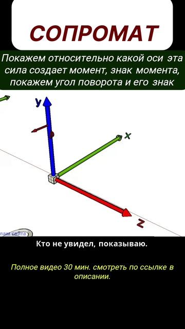 17. Покажем относительно какой оси эта сила создает момент знак момента покажем угол поворота