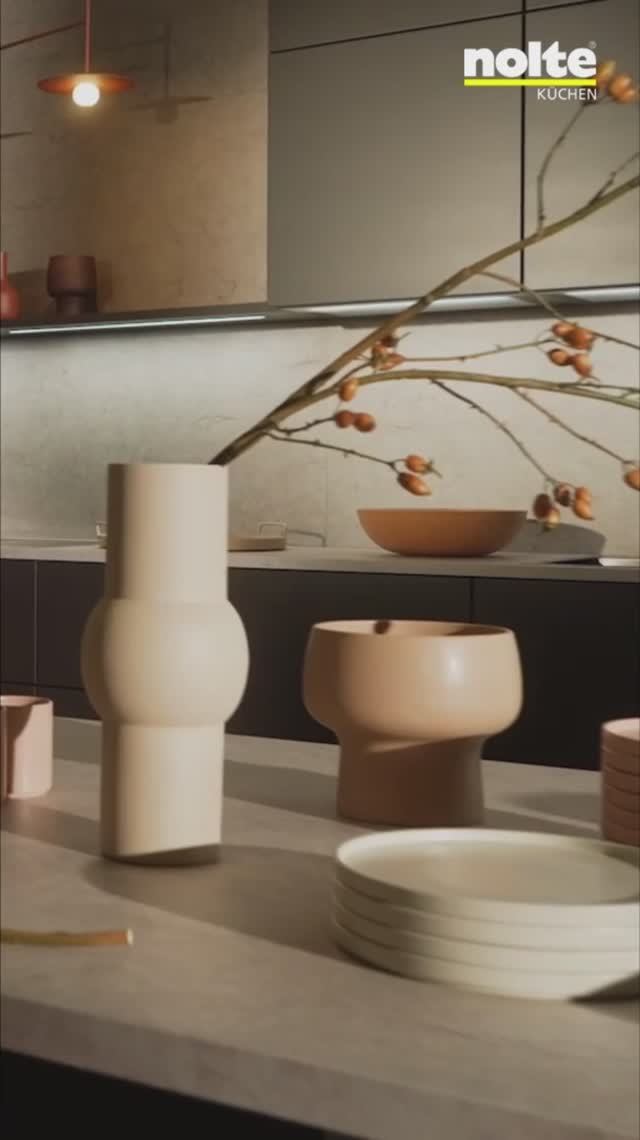 Кухня NolteNEO - NeoMIRROR - Mirror & SOFT LACK - Sepia Brown Soft Mat