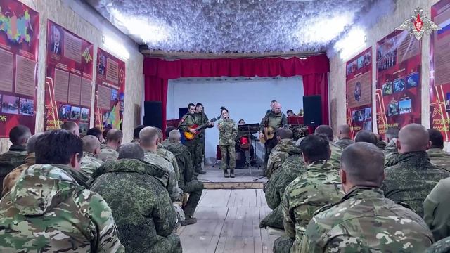 Концерты для военнослужащих ГрВ «Центр»
