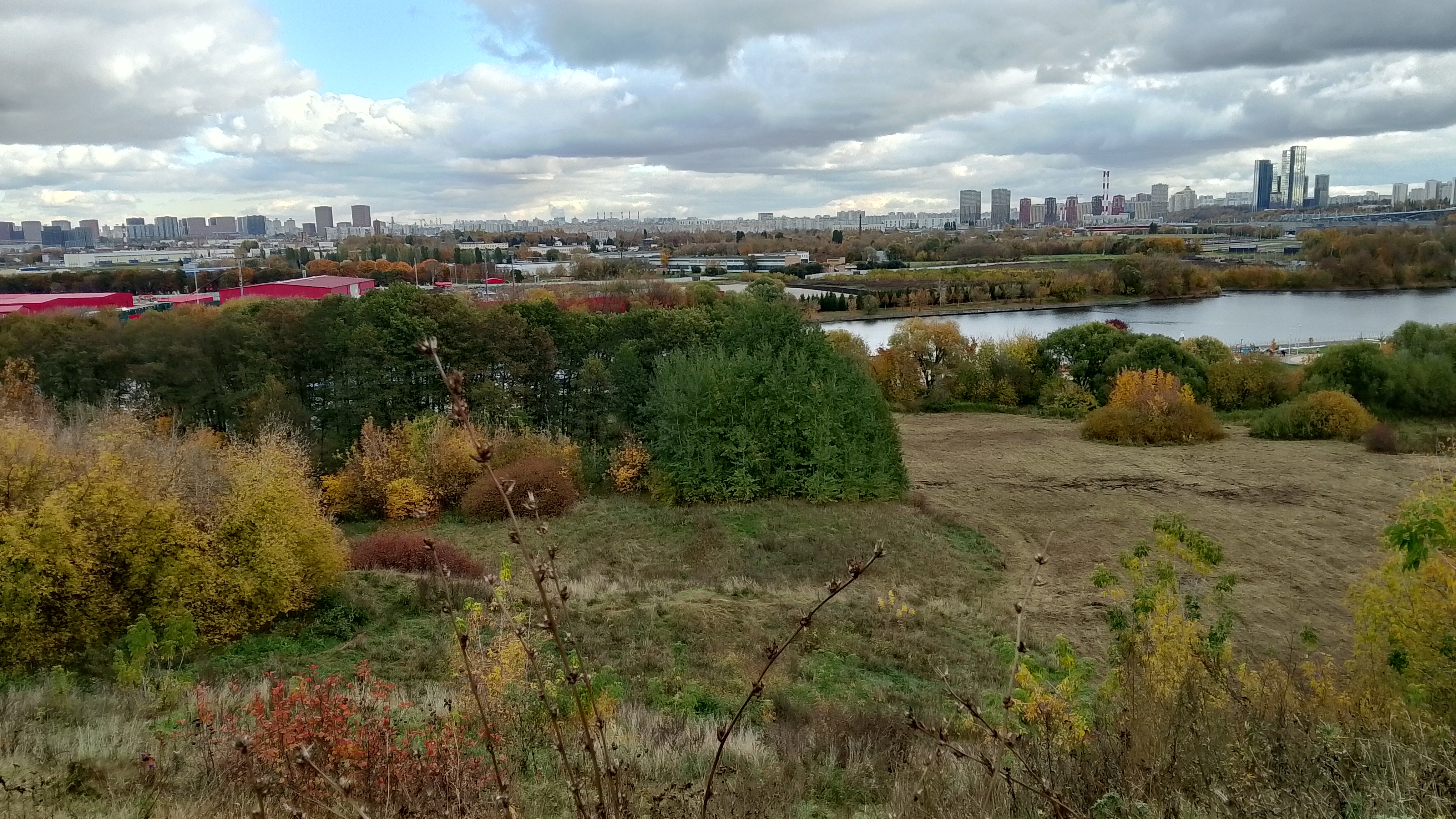 очень красивый овраг с рекой