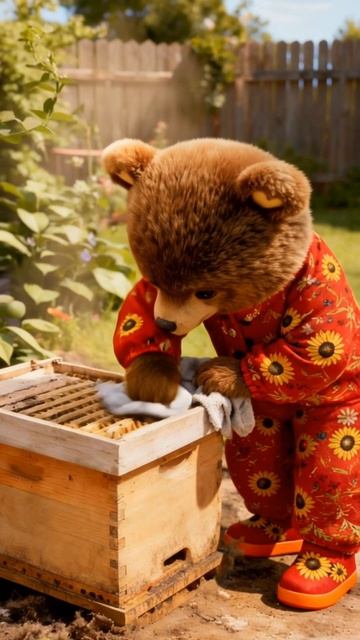Ухаживаю за ульем 🐝