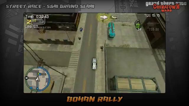 GTA Chinatown Wars - Walkthrough - Street Race - SM Grand Slam - Bohan Rally